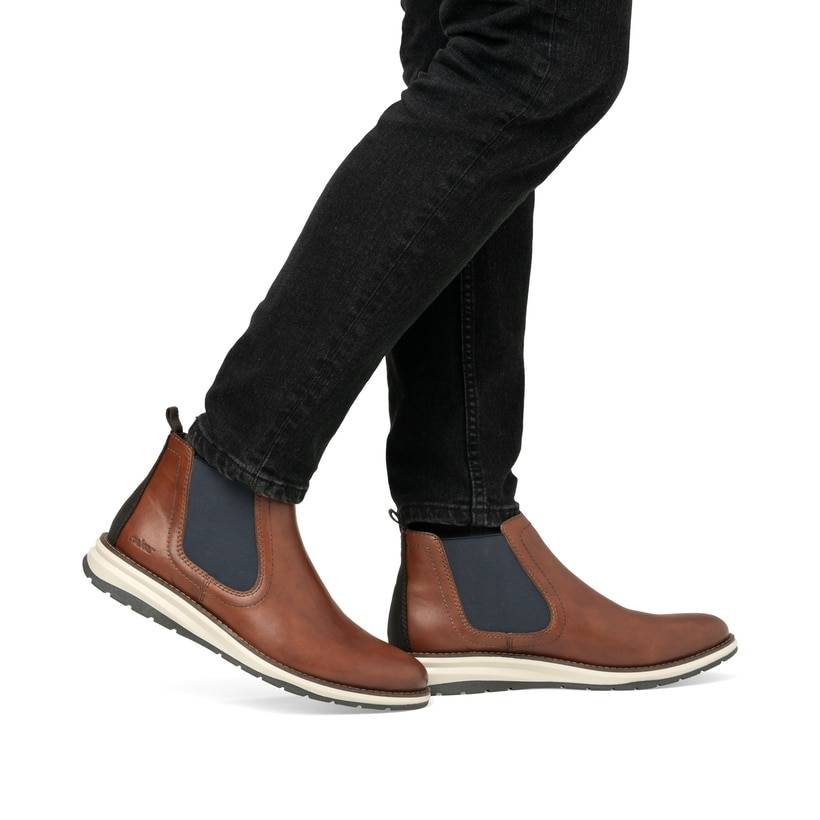 Rieker Artikelnummer 14752-24 Rieker Herren Chelsea Boots kastanienbraun Neuheiten