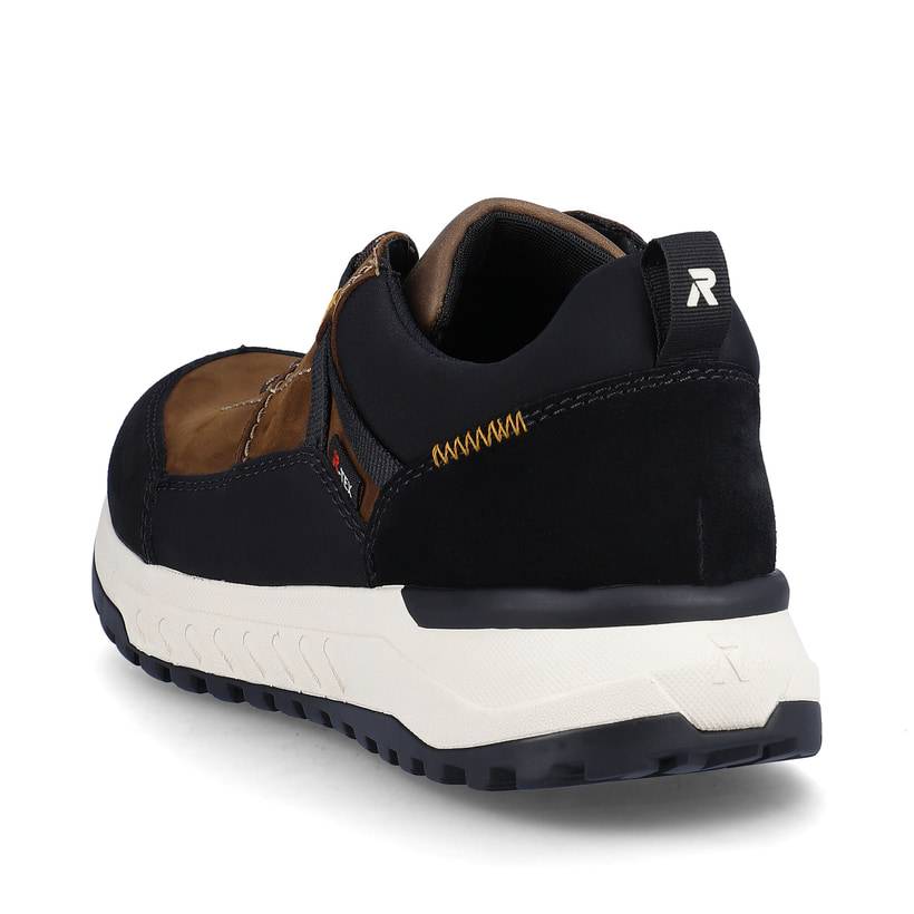 Rieker Artikelnummer U0100-22 Rieker Herren Sneaker Low holzbraun-schwarz Saisonale Angebote
