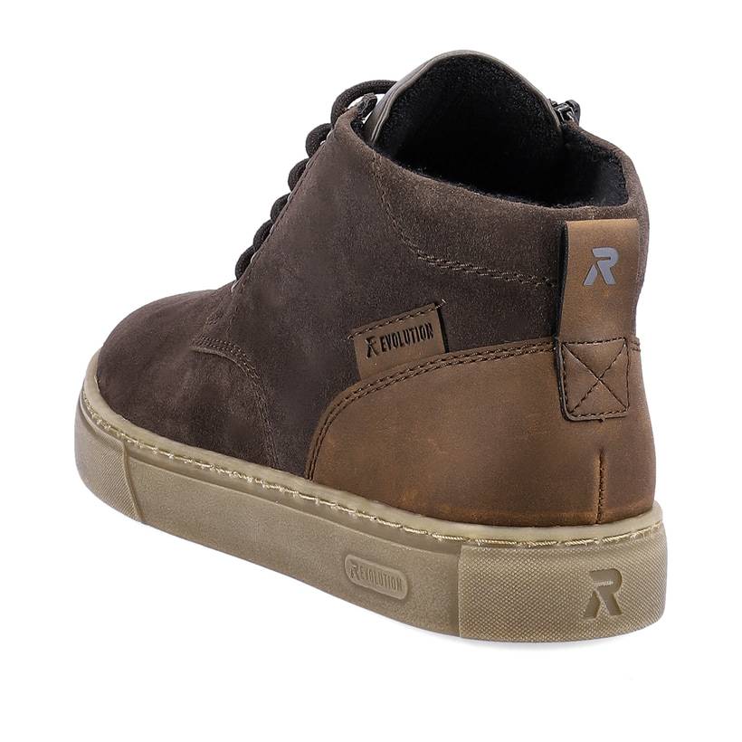 Rieker Artikelnummer U0762-45 Rieker Herren Sneaker High dusty grey Räumungsverkauf