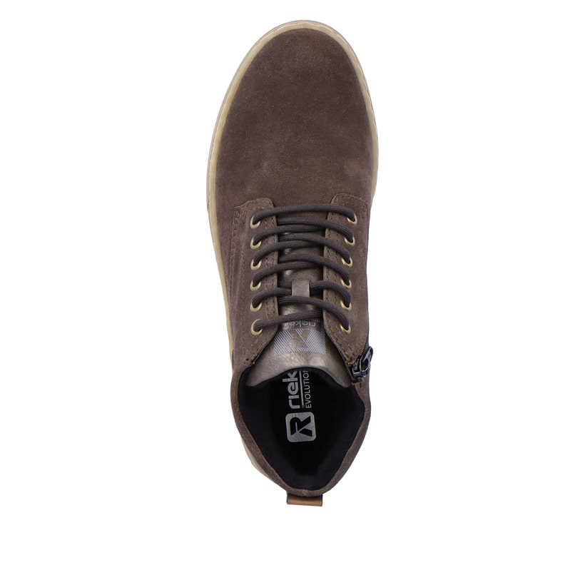 Rieker Artikelnummer U0762-45 Rieker Herren Sneaker High dusty grey Räumungsverkauf