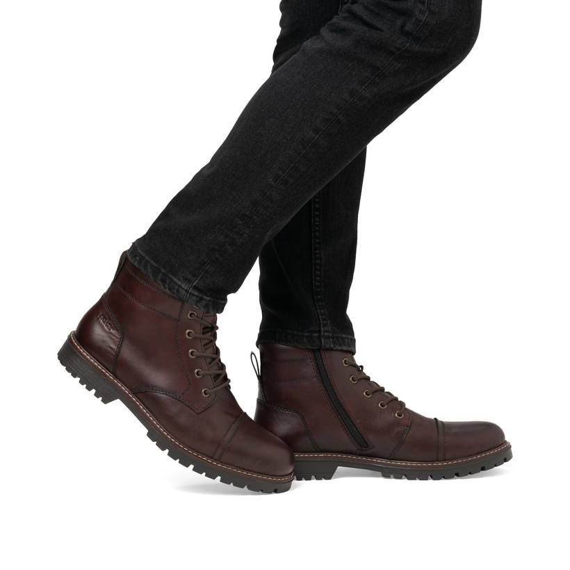 Rieker Artikelnummer F3604-25 Rieker Herren Schnürstiefel mokka Kauf eins, bekomm eins gratis