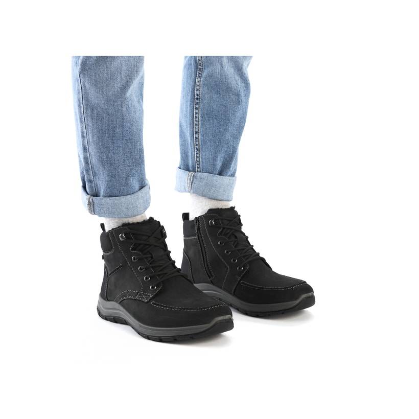 Rieker Artikelnummer 03610-00 Rieker Herren Schnürstiefel nachtschwarz Tägliche Deals