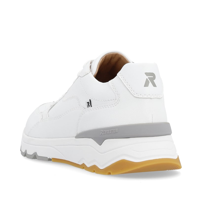 Rieker Artikelnummer U0901-80 Rieker Herren Sneaker Low swan white Riesige Ersparnisse