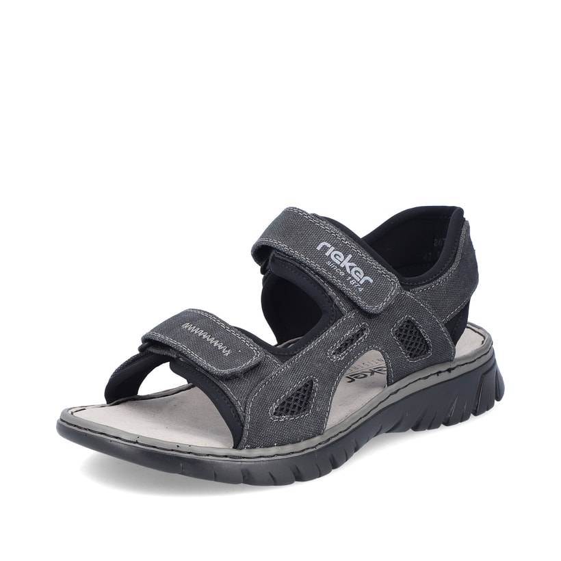 Rieker Artikelnummer 26763-45 Rieker Herren Trekkingsandalen steingrau Tiefpreis