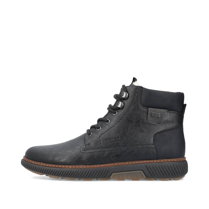 Rieker Artikelnummer B3342-00 Rieker Herren Schnürstiefel mitternachtsschwarz