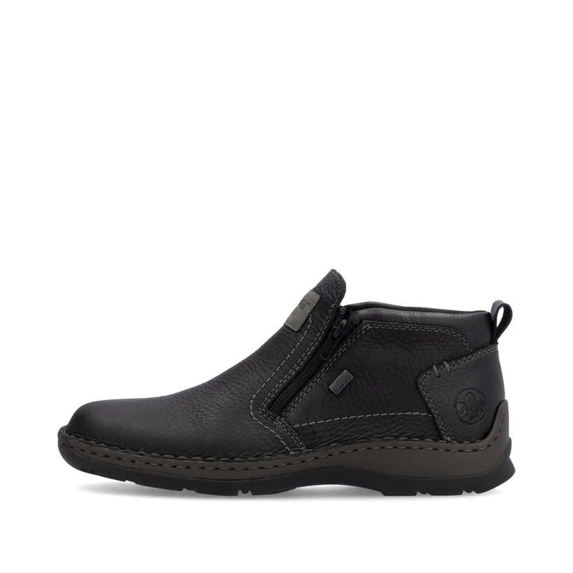 Rieker Artikelnummer 05357-00 Rieker Herren Kurzstiefel asphaltschwarz Letzte 3 Tage