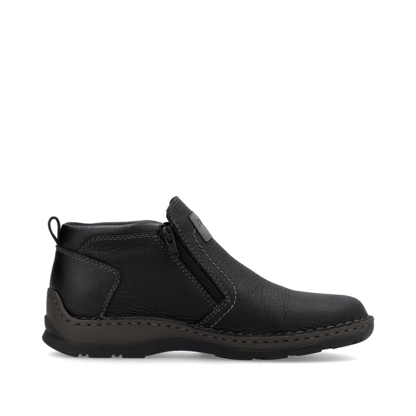 Rieker Artikelnummer 05357-00 Rieker Herren Kurzstiefel asphaltschwarz Letzte 3 Tage