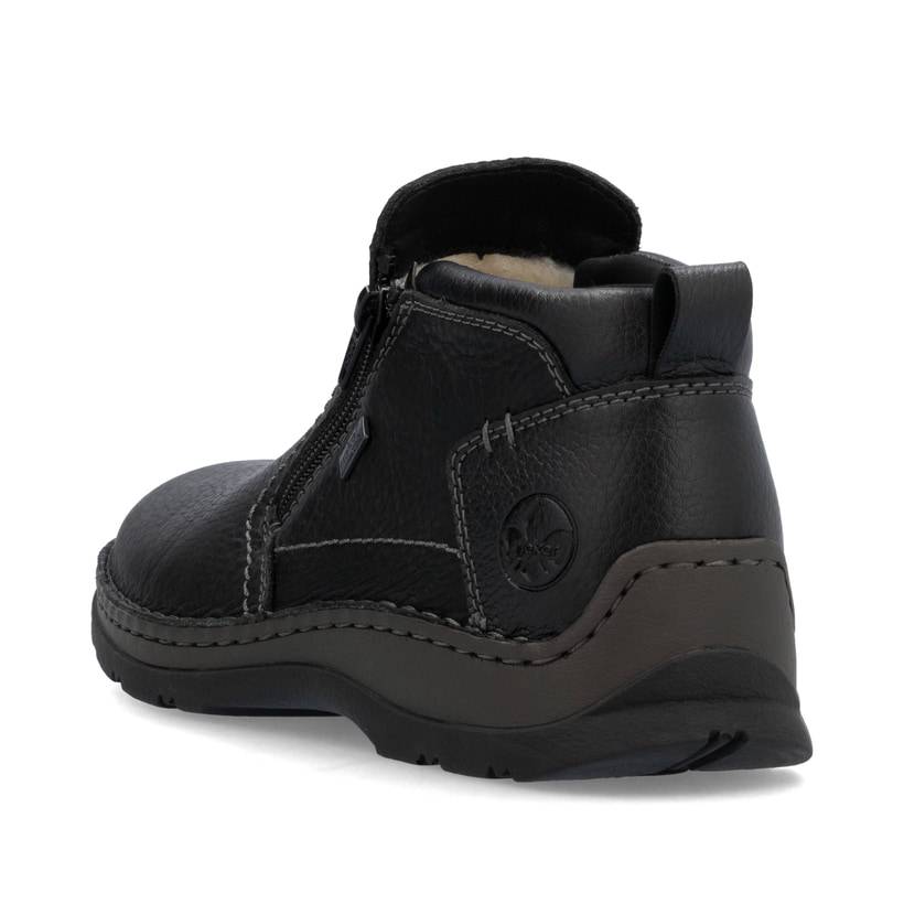 Rieker Artikelnummer 05357-00 Rieker Herren Kurzstiefel asphaltschwarz Letzte 3 Tage