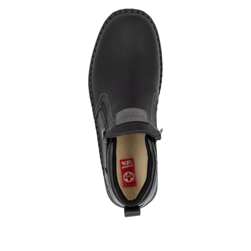 Rieker Artikelnummer 05357-00 Rieker Herren Kurzstiefel asphaltschwarz Letzte 3 Tage