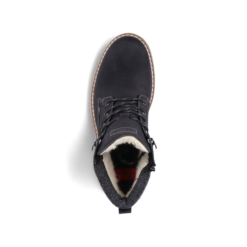 Rieker Artikelnummer F3832-00 Rieker Herren Schnürstiefel asphaltschwarz Neueste Stile