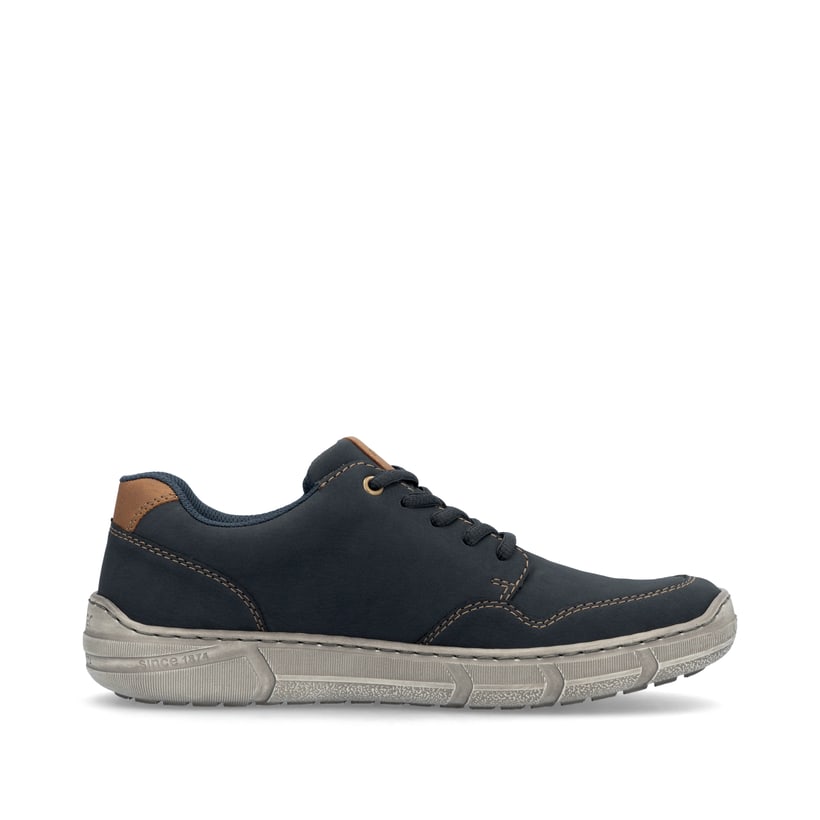 Rieker Artikelnummer 04003-14 Rieker Herren Schnürschuhe stahlblau Letzter Tag