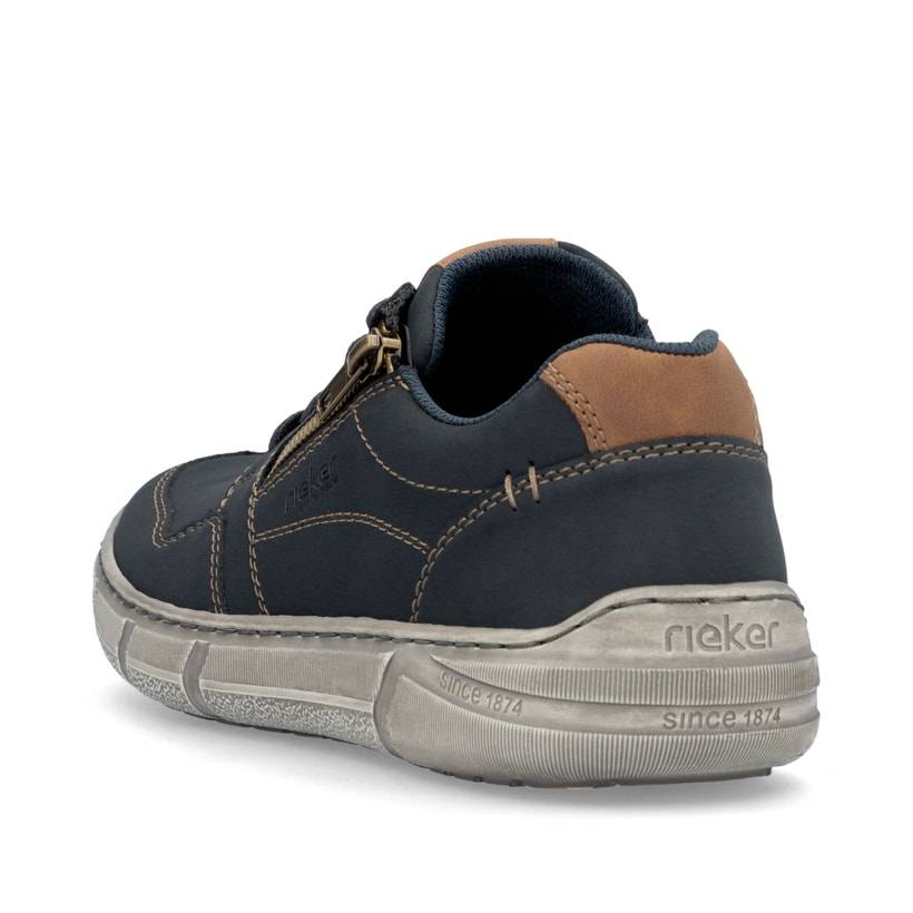 Rieker Artikelnummer 04003-14 Rieker Herren Schnürschuhe stahlblau Letzter Tag