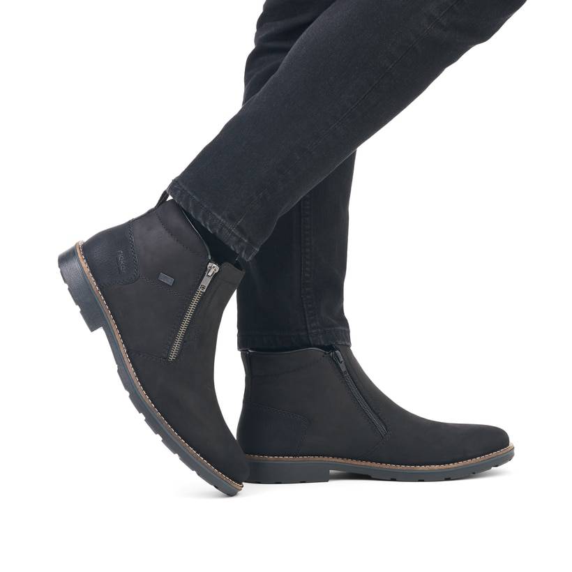 Rieker Artikelnummer 15353-00 Rieker Herren Kurzstiefel mitternachtsschwarz Bis zu 50% Rabatt