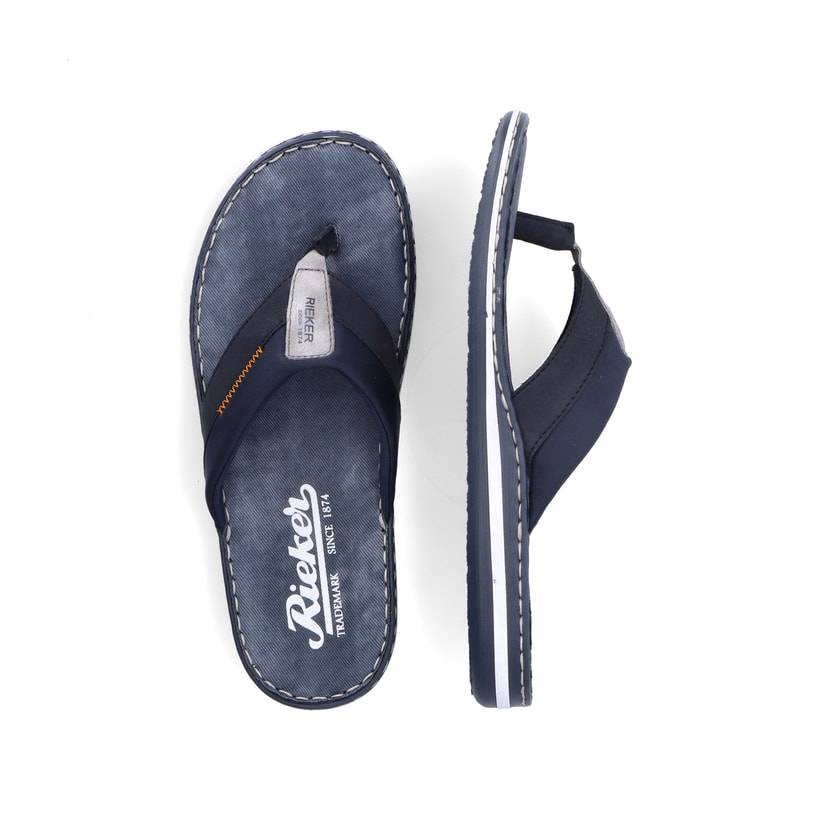 Rieker Artikelnummer 21097-14 Rieker Herren Zehentrenner marineblau Bis zu 65% Rabatt