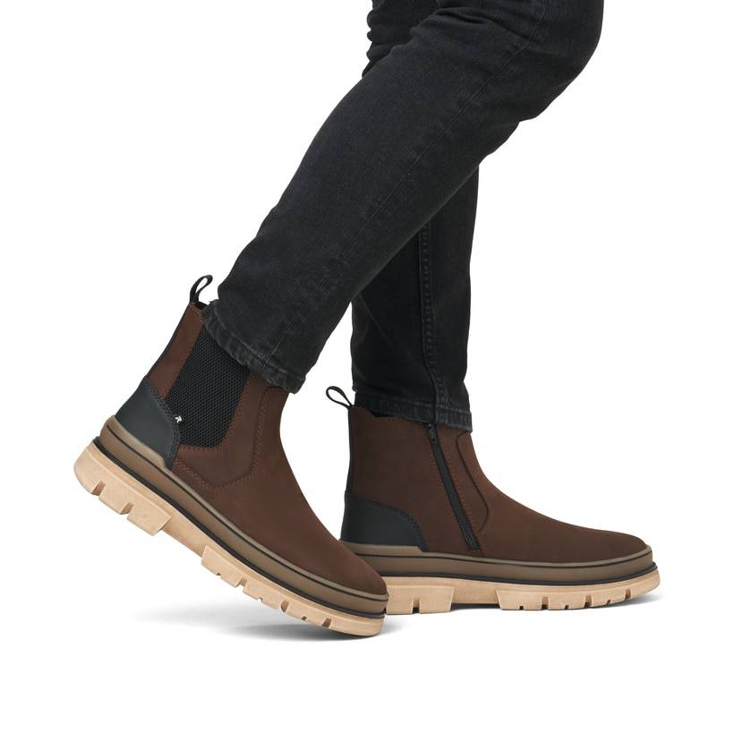 Rieker Artikelnummer U1272-25 Rieker Herren Chelsea Boots nussbraun Vierteljährliche Förderung
