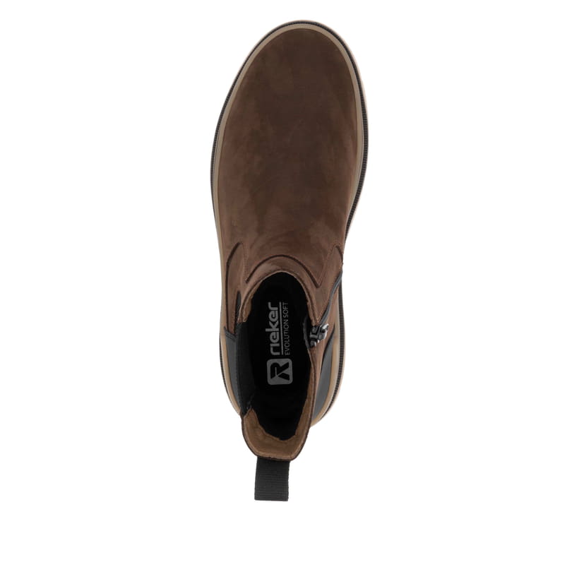 Rieker Artikelnummer U1272-25 Rieker Herren Chelsea Boots nussbraun Vierteljährliche Förderung