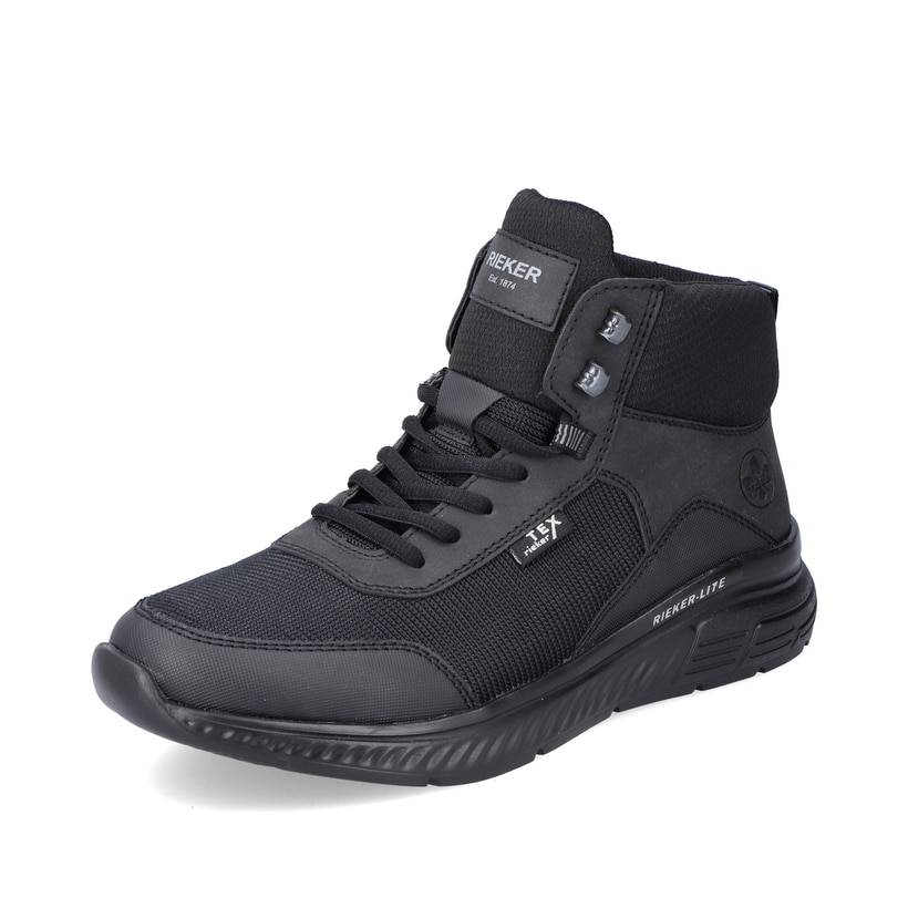 Rieker Artikelnummer B6440-00 Rieker Herren Schnürschuhe asphaltschwarz Discount Store für neue Produkte