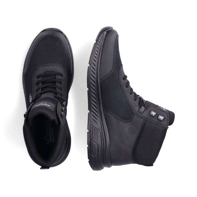 Rieker Artikelnummer B6440-00 Rieker Herren Schnürschuhe asphaltschwarz Discount Store für neue Produkte