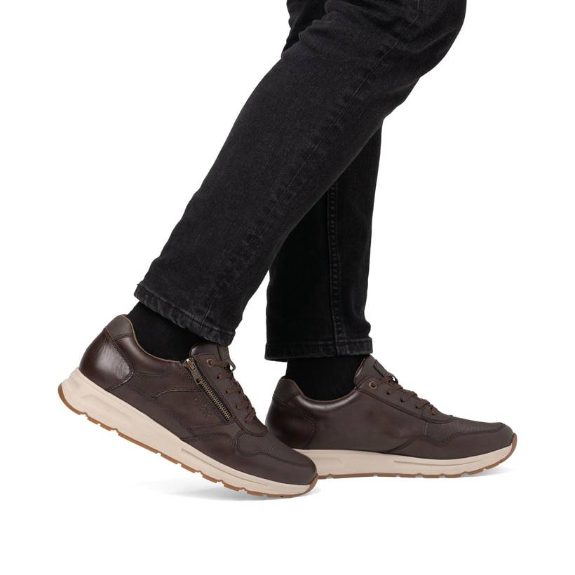 Rieker Artikelnummer B0701-25 Rieker Herren Sneaker Low espressobraun Nur noch ein Tag übrig