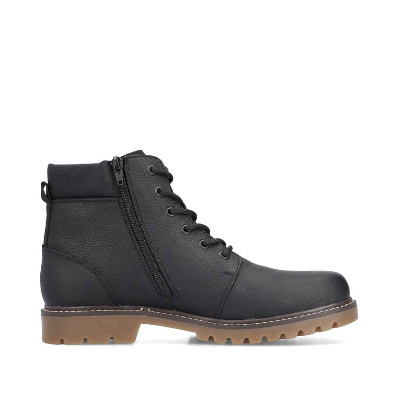 Rieker Artikelnummer 38842-00 Rieker Herren Schnürstiefel graphitschwarz Super Rabatt