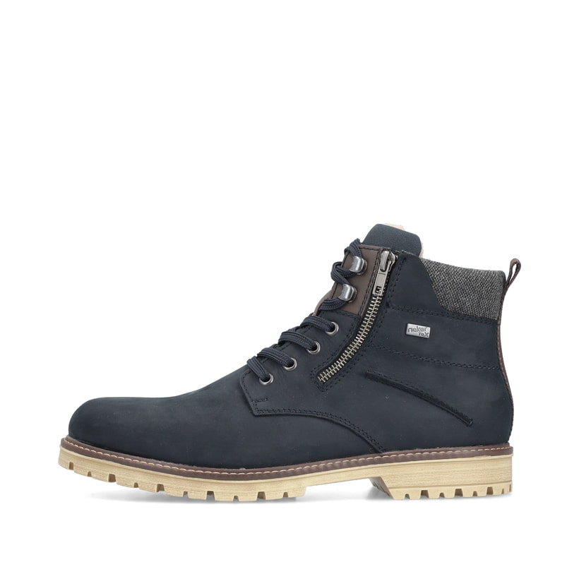 Rieker Artikelnummer F3610-14 Rieker Herren Schnürstiefel marineblau