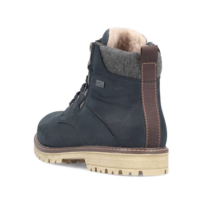 Rieker Artikelnummer F3610-14 Rieker Herren Schnürstiefel marineblau Riesige Rabatte