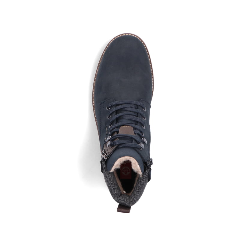 Rieker Artikelnummer F3610-14 Rieker Herren Schnürstiefel marineblau Riesige Rabatte