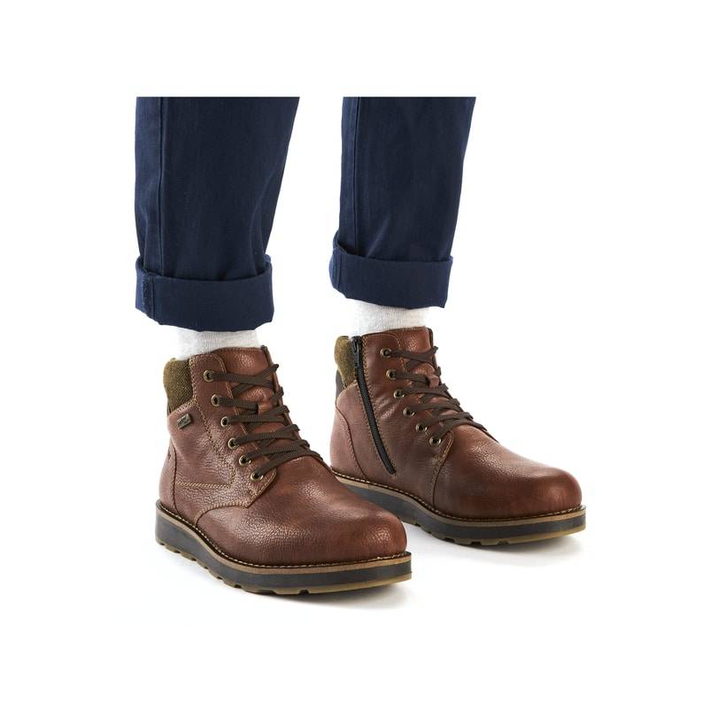 Rieker Artikelnummer 30040-24 Rieker Herren Schnürstiefel fuchsbraun Clearance-Verkauf