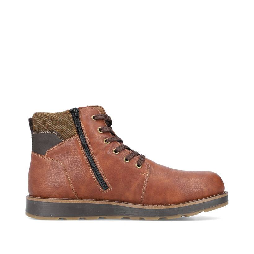 Rieker Artikelnummer 30040-24 Rieker Herren Schnürstiefel fuchsbraun Clearance-Verkauf