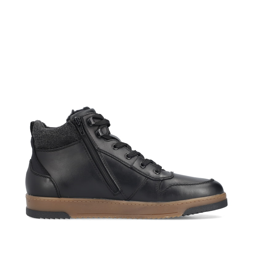 Rieker Artikelnummer 17530-00 Rieker Herren Sneaker High urbanschwarz Fabrikladen