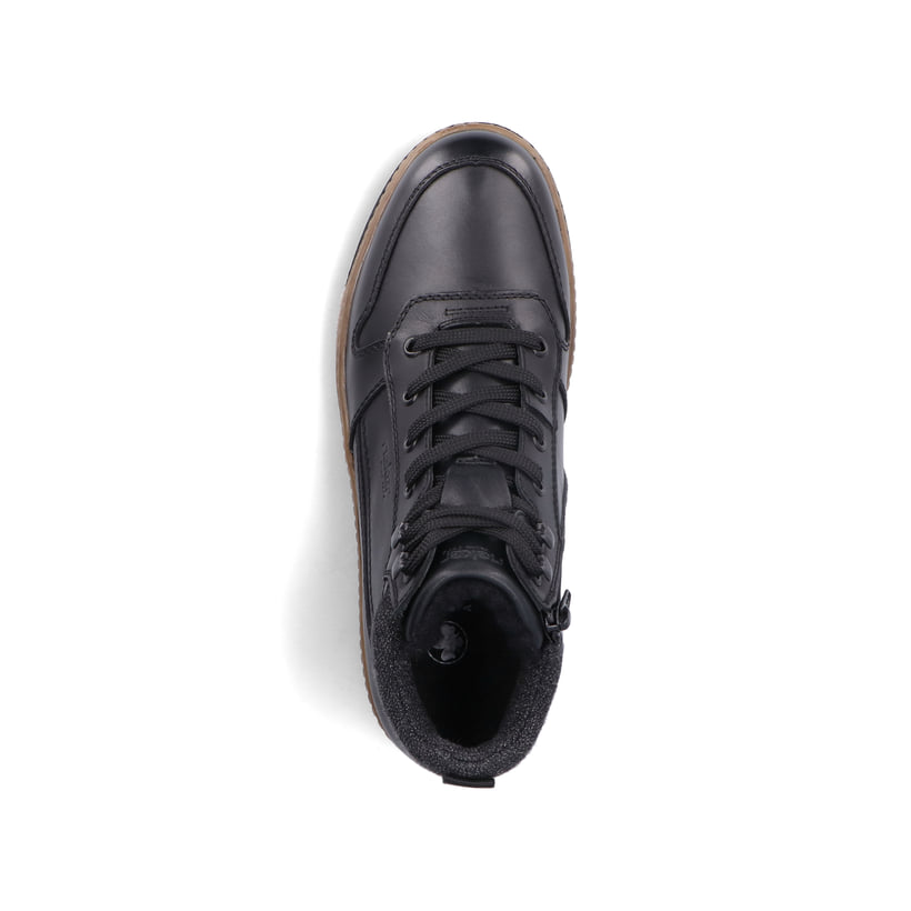 Rieker Artikelnummer 17530-00 Rieker Herren Sneaker High urbanschwarz Fabrikladen
