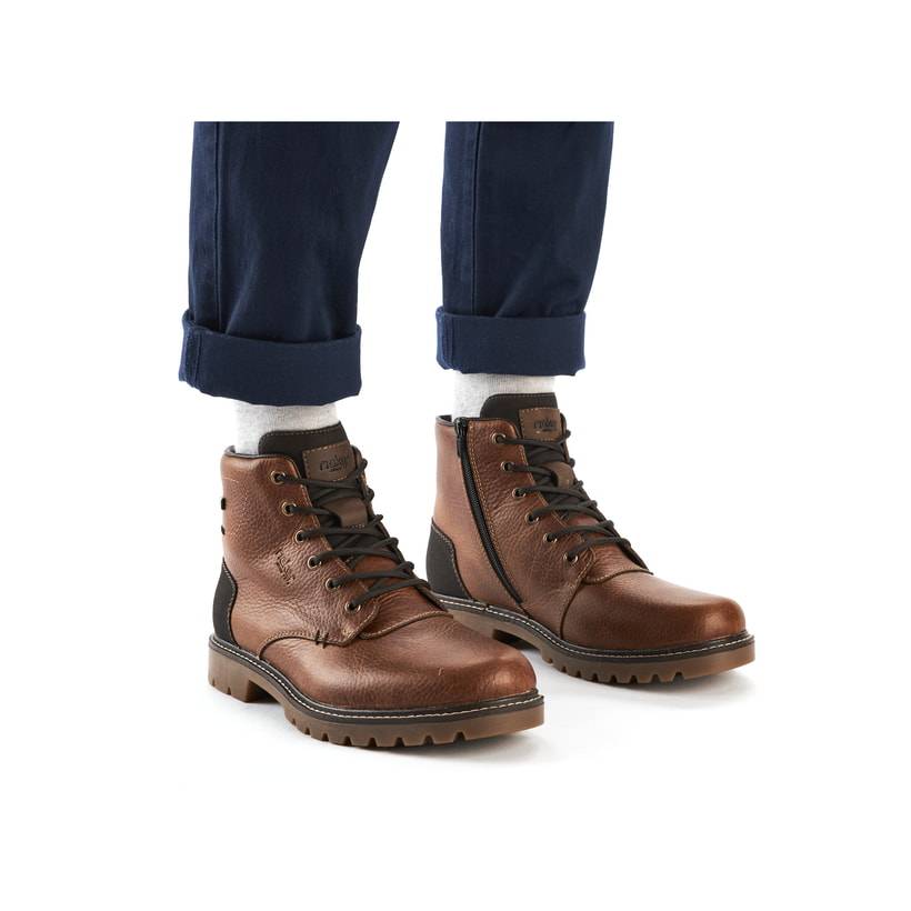 Rieker Artikelnummer 39820-22 Rieker Herren Schnürstiefel fuchsbraun Begrenzt auf 3 Tage