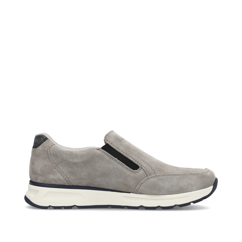 Rieker Artikelnummer B0750-42 Rieker Herren Slipper hellgrau 50% Rabatt für begrenzte Zeit