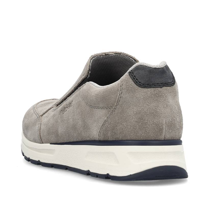 Rieker Artikelnummer B0750-42 Rieker Herren Slipper hellgrau 50% Rabatt für begrenzte Zeit