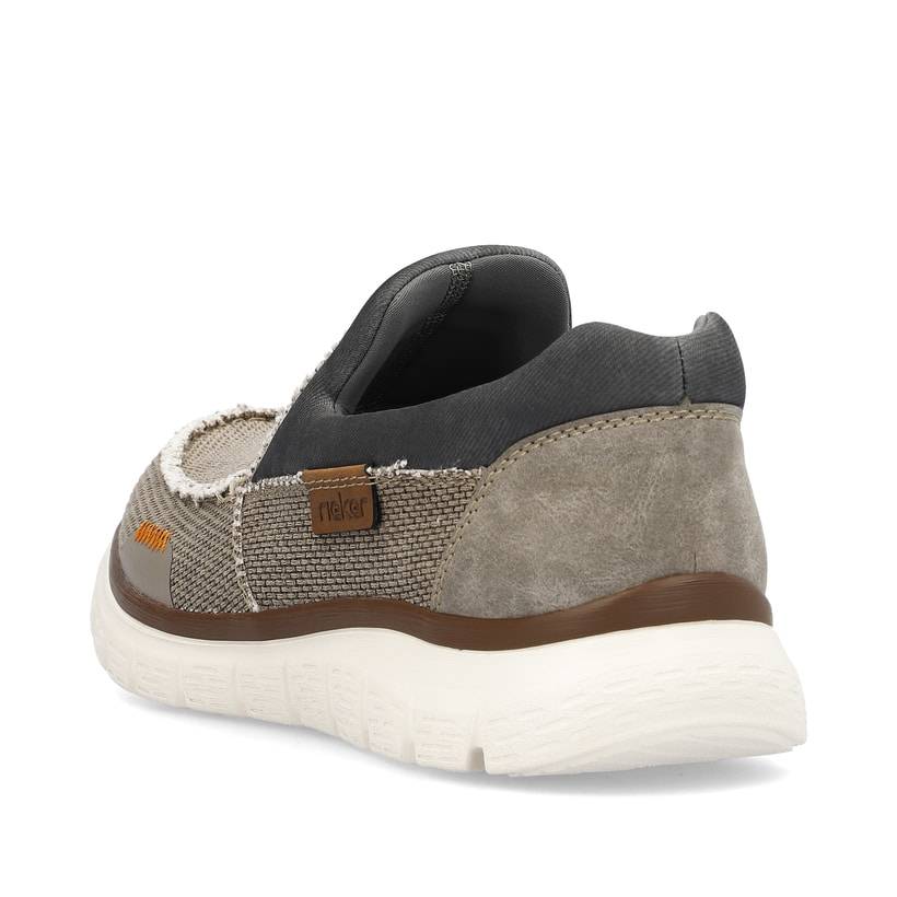 Rieker Artikelnummer B6651-64 Rieker Herren Slipper beige-grau Rabatte dieses Monats