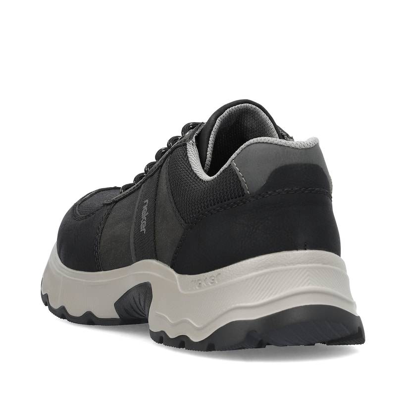 Rieker Artikelnummer 11401-00 Rieker Herren Schnürschuhe asphaltschwarz Outlet