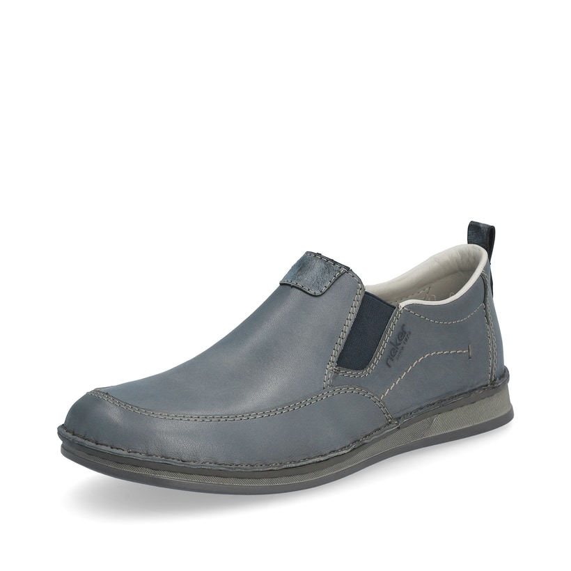 Rieker Artikelnummer 05450-12 Rieker Herren Slipper schieferblau Auslauf