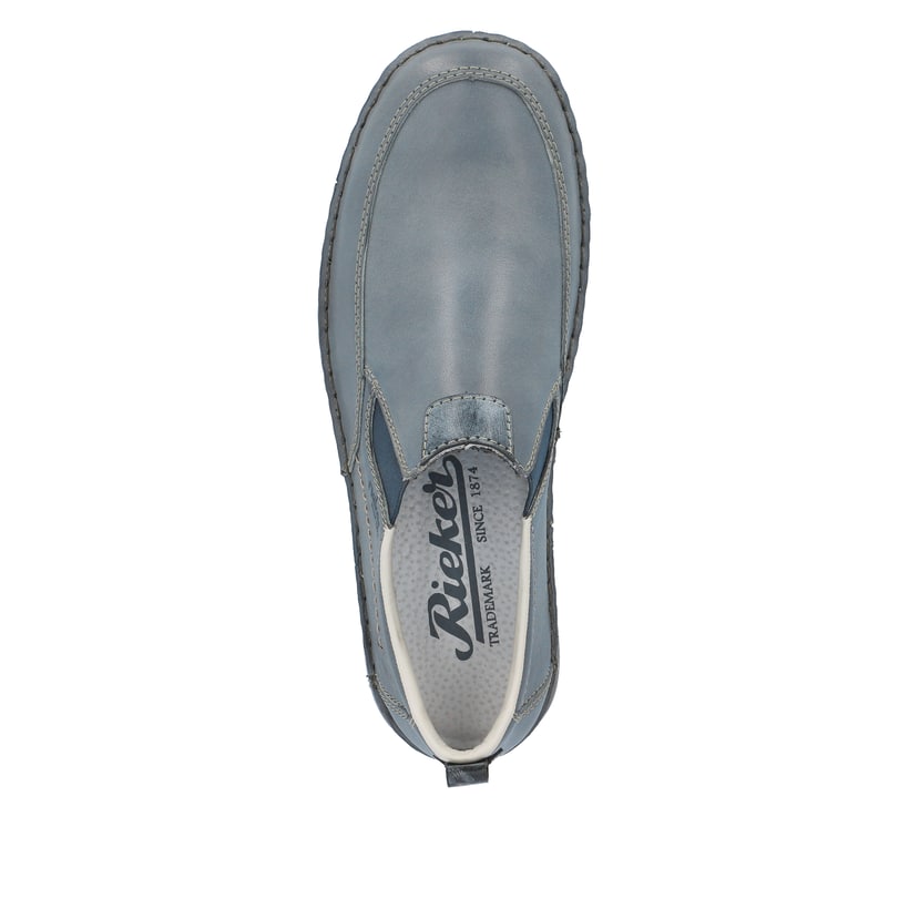 Rieker Artikelnummer 05450-12 Rieker Herren Slipper schieferblau Auslauf