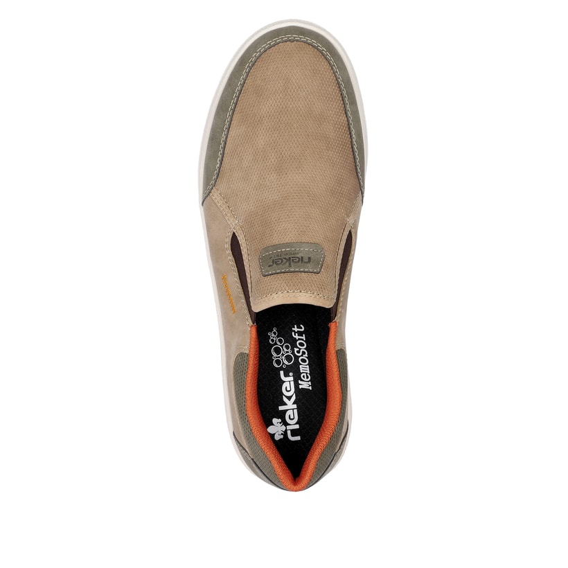 Rieker Artikelnummer B7853-64 Rieker Herren Slipper braun-beige Hotsell