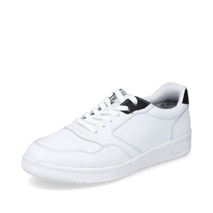 Rieker Artikelnummer B7801-80 Rieker Herren Sneaker Low reinweiß Schlussverkauf