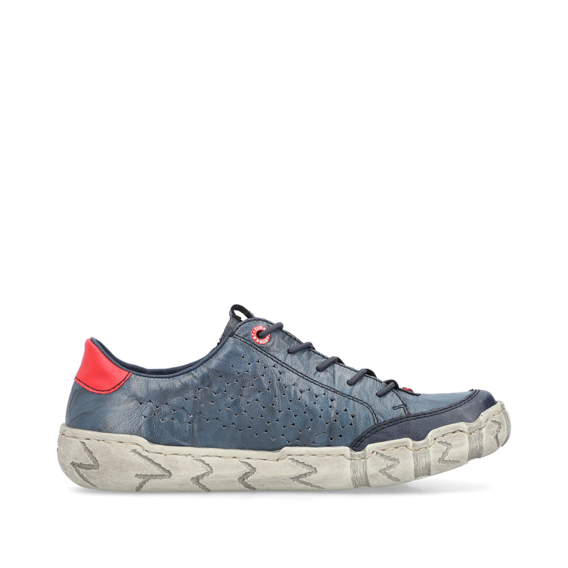 Rieker Artikelnummer L0357-12 Rieker Damen Schnürschuhe schieferblau Günstiger Verkauf