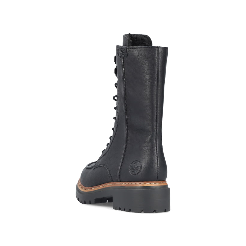 Rieker Artikelnummer 72616-00 Rieker Damen Biker Boots asphaltschwarz Limitierter Zeitrabatt