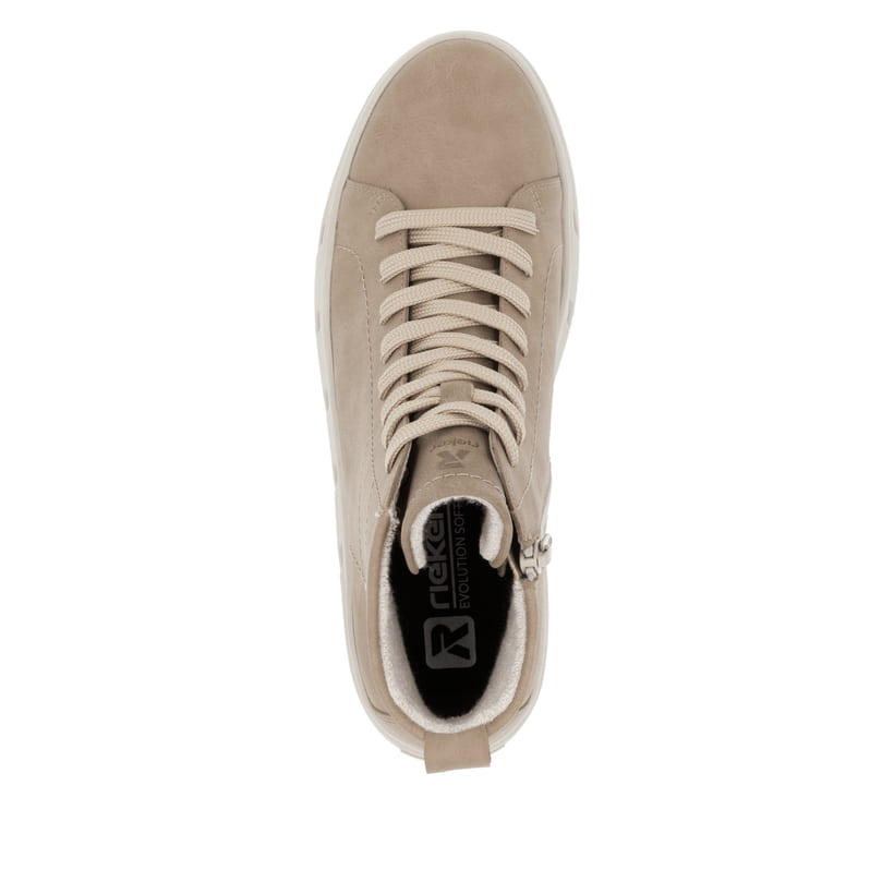 Rieker Artikelnummer W0561-20 Rieker Damen Sneaker High lehmbeige Günstig kaufen