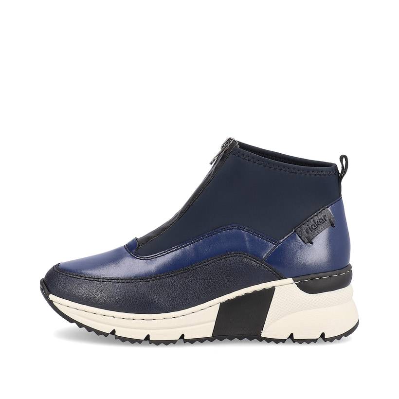 Rieker Artikelnummer N6352-14 Rieker Damen Sneaker High tiefblau