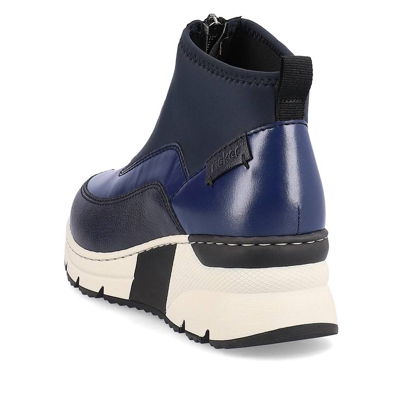 Rieker Artikelnummer N6352-14 Rieker Damen Sneaker High tiefblau Versandkostenfrei