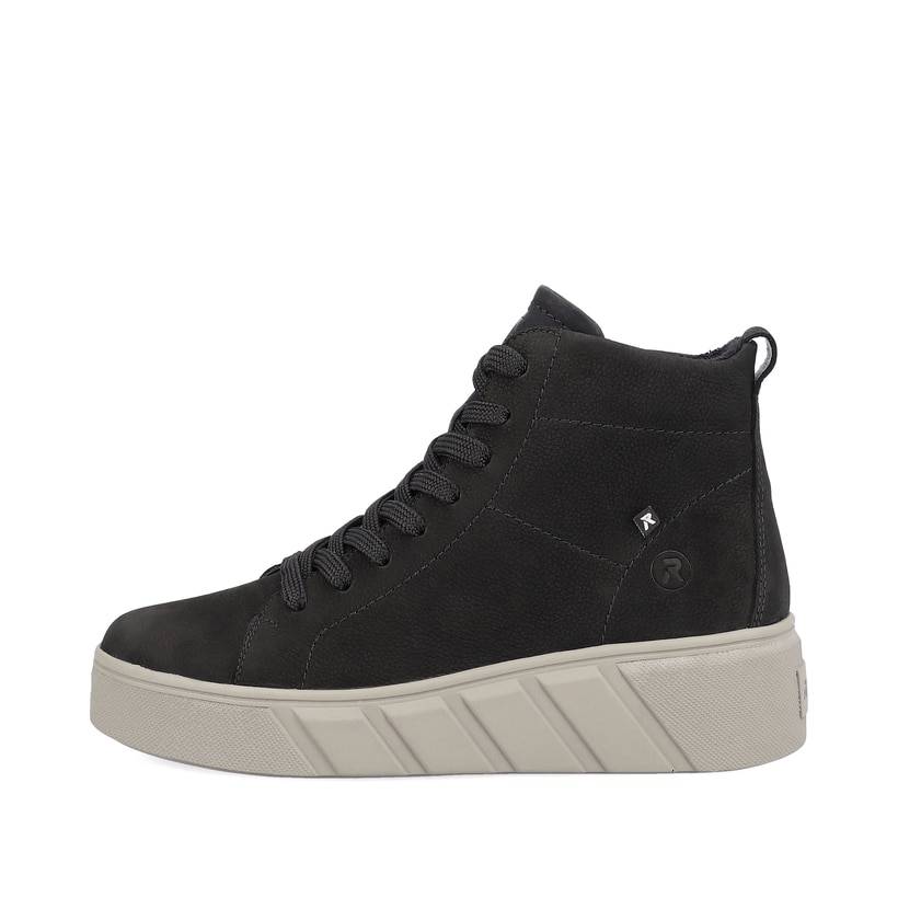 Rieker Artikelnummer W0561-00 Rieker Damen Sneaker High urban black Flash Sale