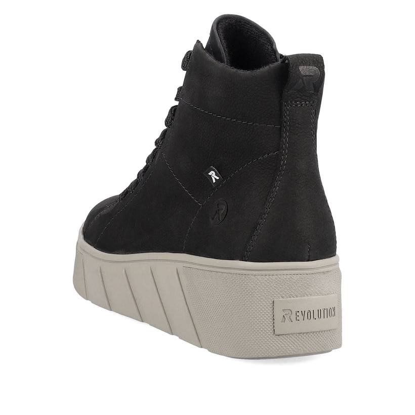 Rieker Artikelnummer W0561-00 Rieker Damen Sneaker High urban black Flash Sale