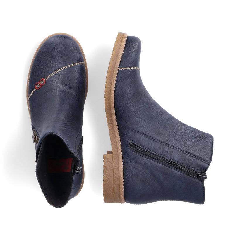 Rieker Artikelnummer 73571-14 Rieker Damen Kurzstiefel marineblau Begrenztes Angebot