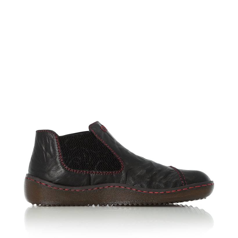 Rieker Artikelnummer L8491-00 Rieker Damen Slipper tiefschwarz Preisnachlass