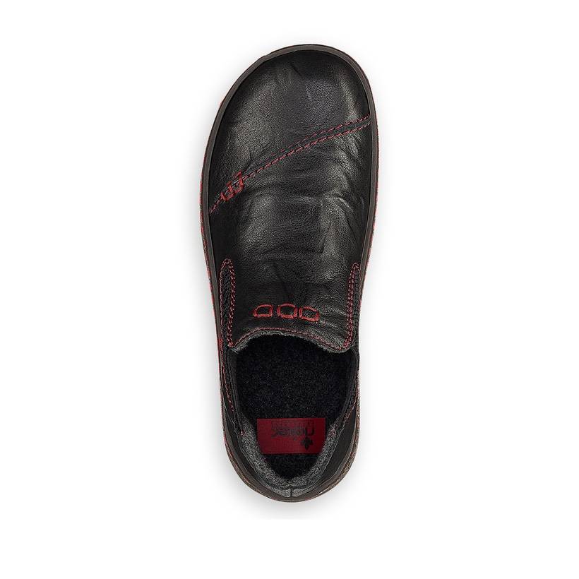 Rieker Artikelnummer L8491-00 Rieker Damen Slipper tiefschwarz Preisnachlass